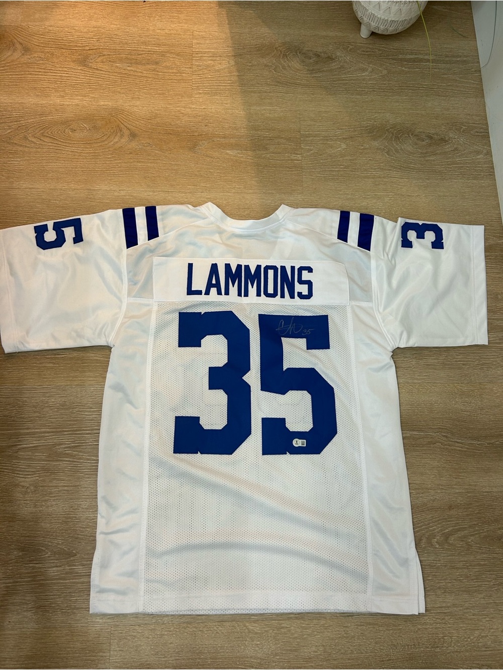 Chris Lammons Signed Indianapolis Colts Jersey with Beckett COA